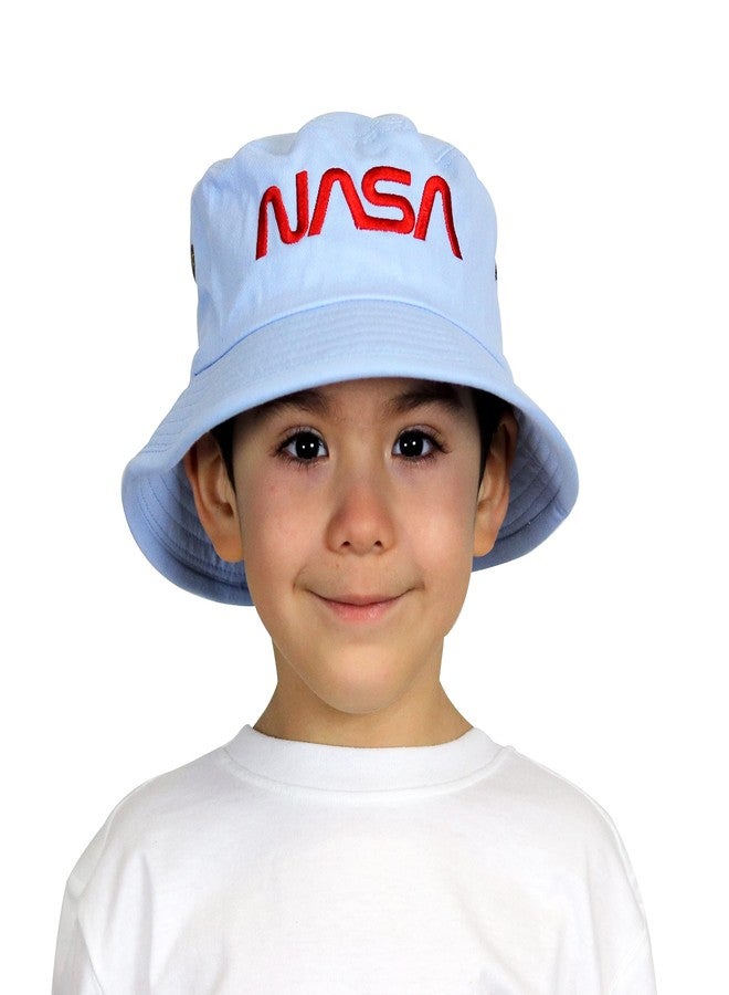 آيروماكس قبعة دلو زرقاء بشعار دودة ناسا من إيروماكس - Image 3