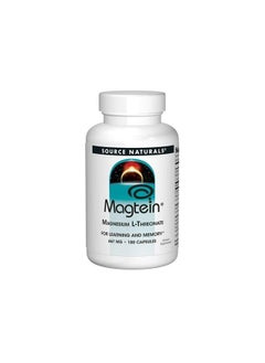 Magtein Magnesium L-Threonate 667mg Supports Focus, Mood, Healthy Memory, Cognitive Function, Sleep - 180 Capsules