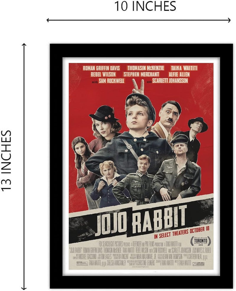 GRAY WALL Jojo Rabbit Movie Framed Poster - Image 5