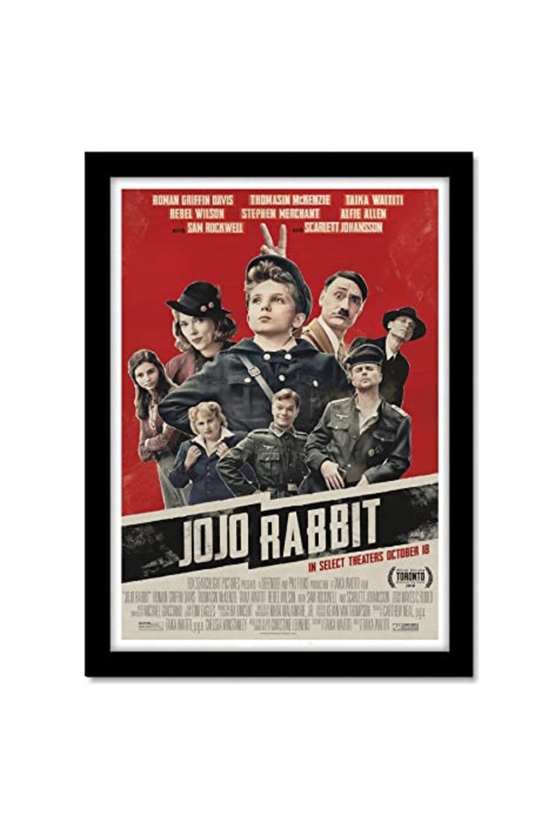 GRAY WALL Jojo Rabbit Movie Framed Poster - Image 2