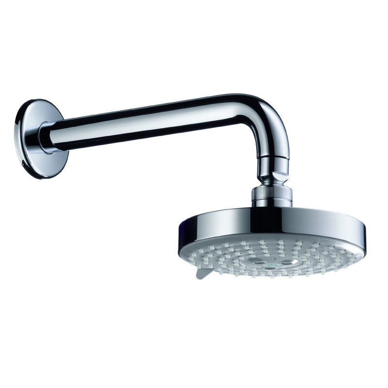 Hansgrohe hansgrohe Raindance S 5-inch Showerhead Easy Install Modern 3-Spray RainAir, BalanceAir, Whirl Air Infusion with Airpower with QuickClean in Brushed Nickel, 27495821,Small 
