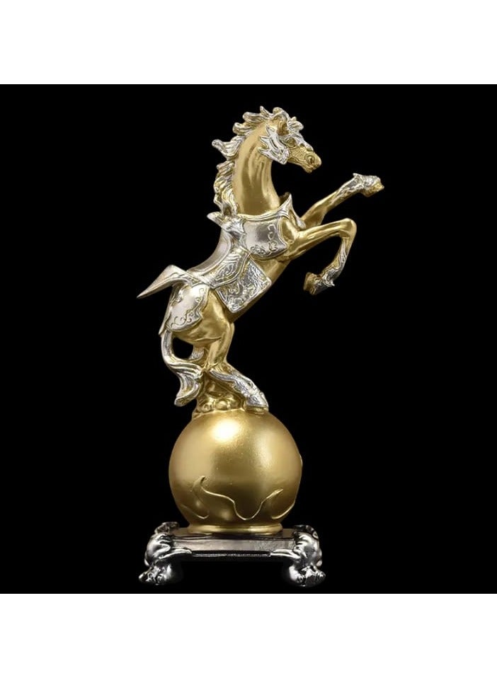 Elegant Decor, Modern Nordic-Inspired Horse Sculpture Creative Resin Art for Living Room, TV Stand & Entryway Decor, Perfect for Room Decor  - Image 2
