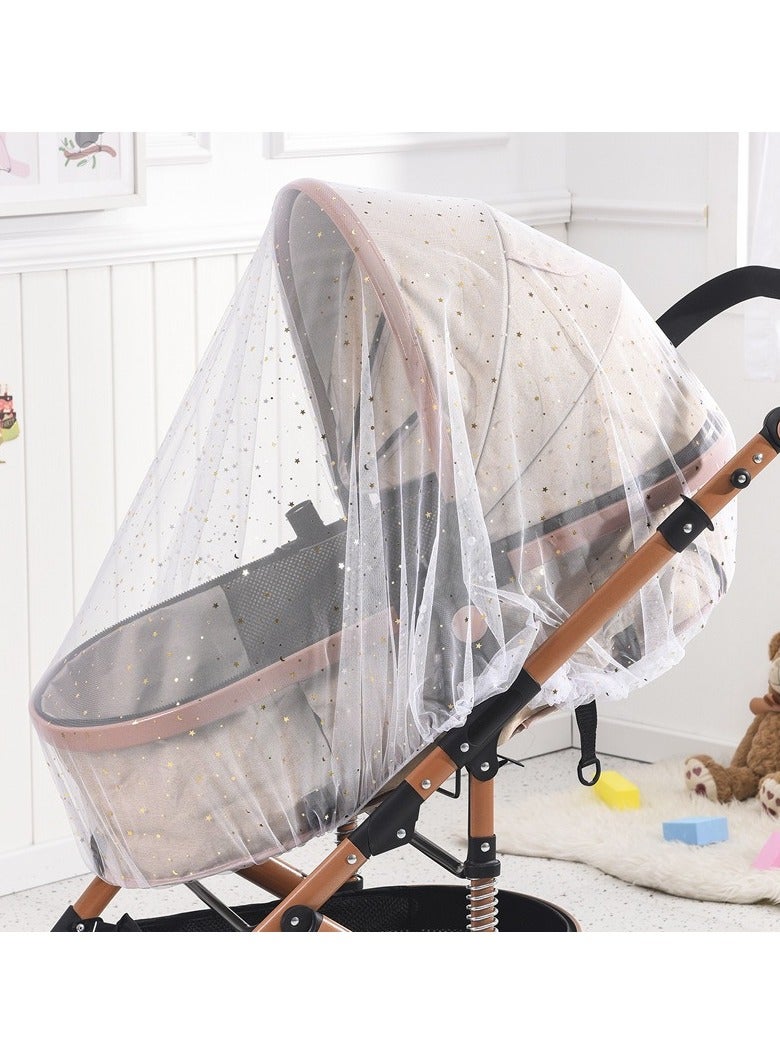 شبكة ناموسية للأطفال لعربة الأطفال، شبكة متينة للحماية من الحشرات لعربة الأطفال، أسرة الأطفال، المهد، حظائر اللعب، أسرة الأطفال المحمولة، وسرير الأطفال الصغير المحمول، شبكة حشرات محمولة ومتينة للأطفال - Image 1