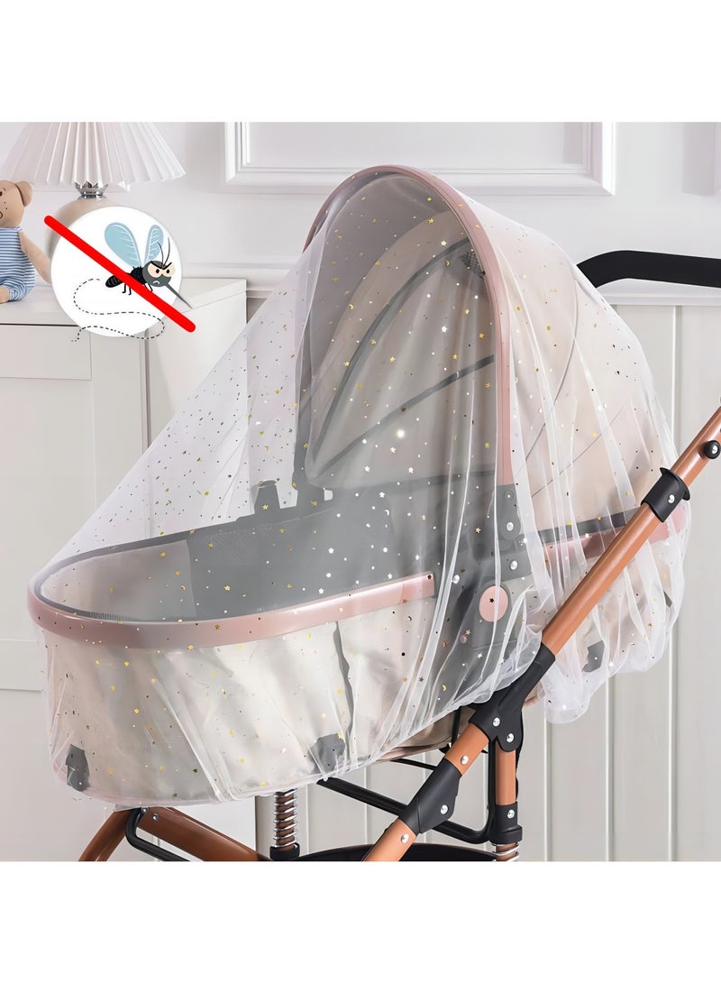 شبكة ناموسية للأطفال لعربة الأطفال، شبكة متينة للحماية من الحشرات لعربة الأطفال، أسرة الأطفال، المهد، حظائر اللعب، أسرة الأطفال المحمولة، وسرير الأطفال الصغير المحمول، شبكة حشرات محمولة ومتينة للأطفال - Image 4