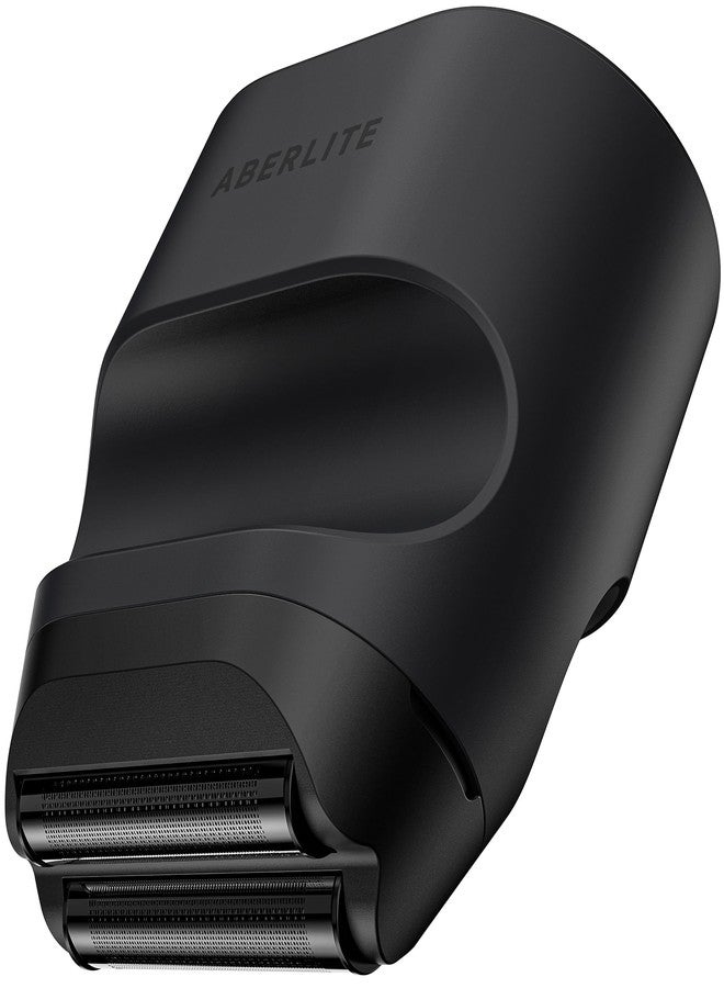 Aberlite Touch 2 Foil Head Shaver for Bald Men - Finishing Foil Shaver for Bald Head & Face, 0.05mm Ultra-Thin Foils for Razor-Smooth Results, Ergonomic Multi-Grip, Waterproof, USB-C Charging (Black) - Image 1