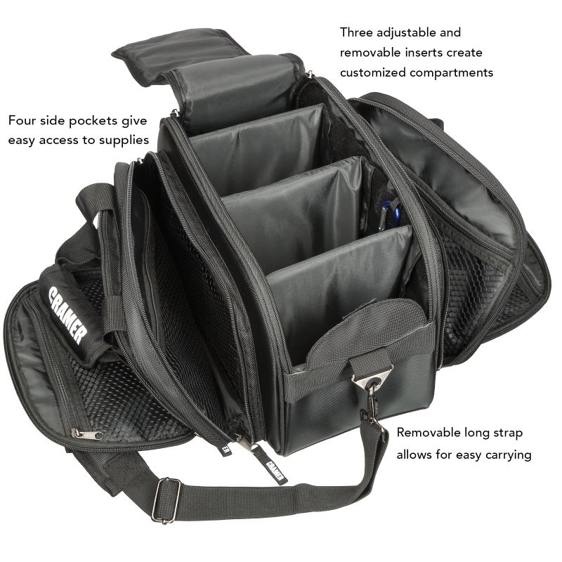 Cramer Tuf-Tek Kits for Athletic Trainers, Portable Athletic Training Kit for Team Travel, Bag Holds AT Supplies for Athlete Injuries, Storage for Tape, Scissors, and Ice Packs, Tuf-Tek Pro - Image 2