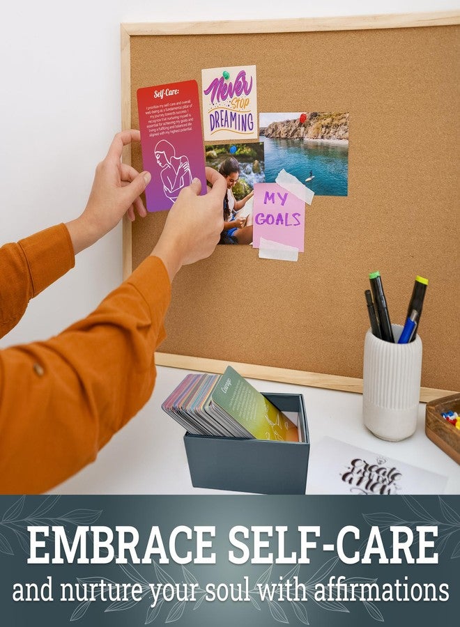 QUOKKA Rethink 95 Positive Affirmation Cards for Mindfulness | Inspirational Motivational Cards for Women, Men, Teens for Stress Anxiety Relief and Mental Wellness | Durable Self Care Card Set - Image 4