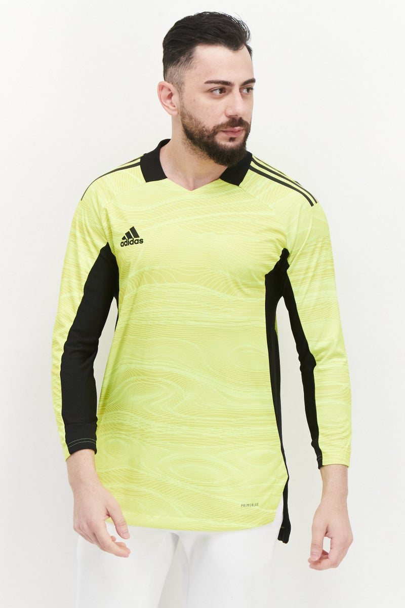 Adidas قميص تدريب رجالي بأكمام طويلة مناسب للرياضة، Aciyel  - Image 1