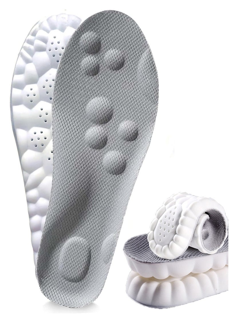 NajmStyle 4D Cloud Technology Insole Super Soft Comfort Insoles | U-Shape Memory Foam Insoles, 4D Cloud Insole for Women Men Shock-Absorbing Foot Support Insoles  - Image 1