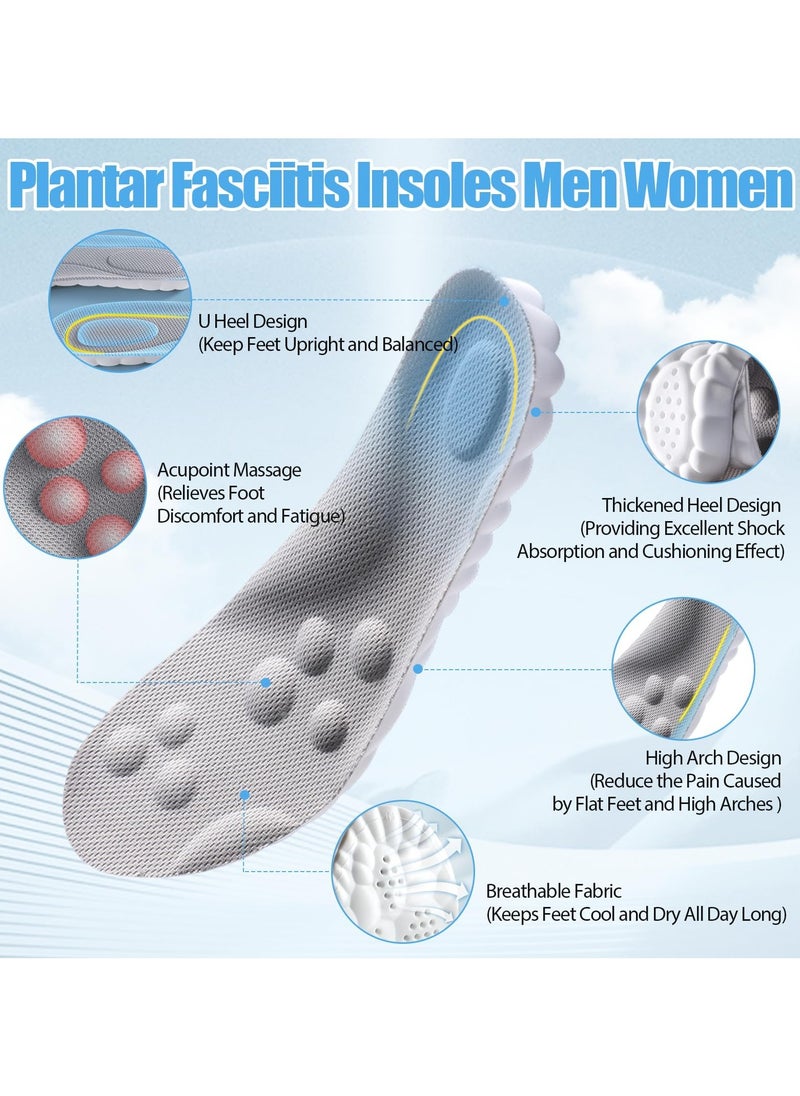 NajmStyle 4D Cloud Technology Insole Super Soft Comfort Insoles | U-Shape Memory Foam Insoles, 4D Cloud Insole for Women Men Shock-Absorbing Foot Support Insoles  - Image 2