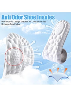 NajmStyle 4D Cloud Technology Insole Super Soft Comfort Insoles | U-Shape Memory Foam Insoles, 4D Cloud Insole for Women Men Shock-Absorbing Foot Support Insoles  - Image 4