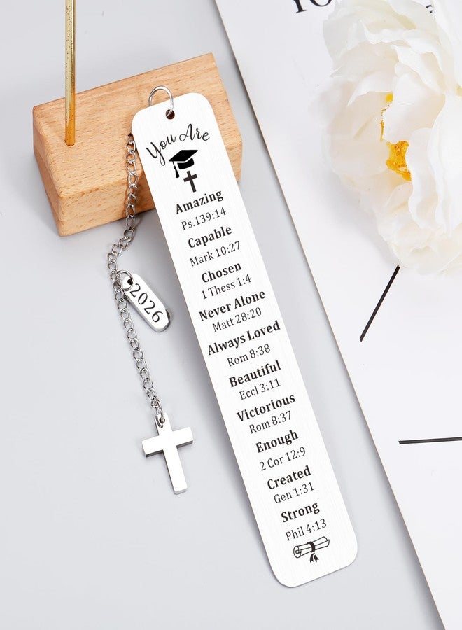 Perleddom Class of 2026 Graduation Bookmark Gifts for Women Senior 2026 Graduation Gift 8th Grade Graduation Gifts for Daughter College High School Nursing Graduation Gift for Teen Girls Boys - Image 4