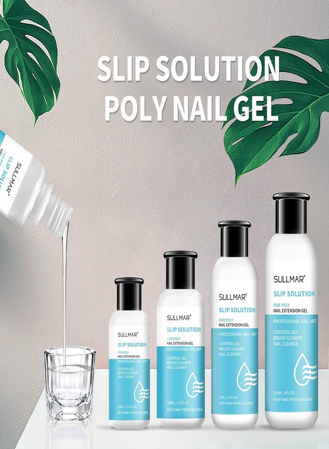 SULLMAR Slip Solution Liquid Poly Nail Gel Slip Solution for Poly Nail Gel Nails Slip Solution 1.35FL.OZ - Image 5