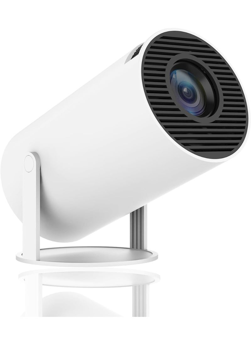 Generic Mini Smart Projector 40-130 Inch, 4K Resolution, 5G Wi-Fi, Bluetooth 5.0, HDMI/USB/Audio 3.5mm, White  - Image 1