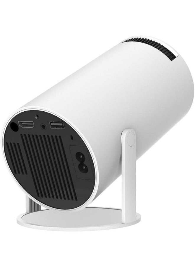 Generic Mini Smart Projector 40-130 Inch, 4K Resolution, 5G Wi-Fi, Bluetooth 5.0, HDMI/USB/Audio 3.5mm, White  - Image 2
