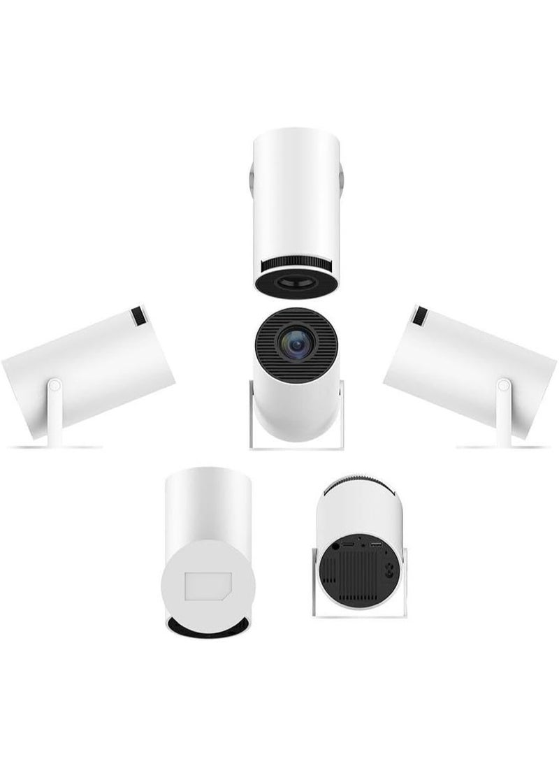 Generic Mini Smart Projector 40-130 Inch, 4K Resolution, 5G Wi-Fi, Bluetooth 5.0, HDMI/USB/Audio 3.5mm, White  - Image 3