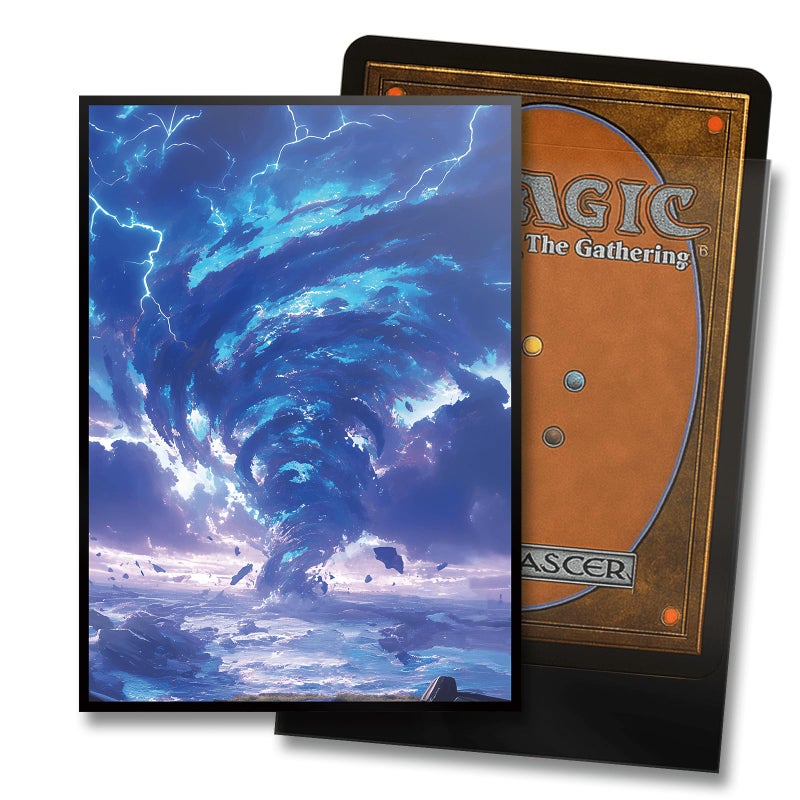 Kiiransr MTG Card Sleeves - Island - Utility Lands Series - Ultra Clear Front & Matte Finish Back, 100 Count Standard Size Matte Art Sleeve for Magic The Gathering - Image 2