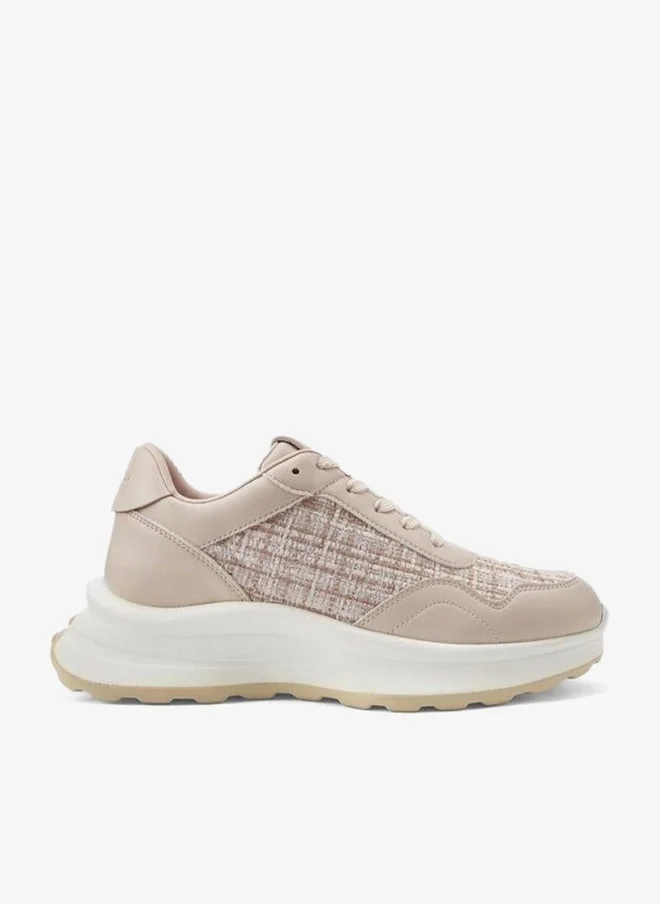 Flora Bella Panelled Lace-Up Sneakers