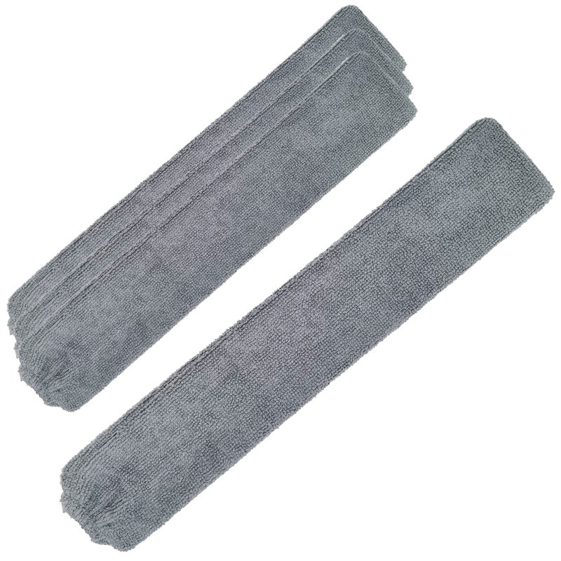 Under Appliance Duster Refills 4 Pieces Gap Dust Cleaner s Replacement Sleeves Reusable Microfiber Cloth Cover for Slim Dusting Tool Cleaning Gadgets Grey by Jonbyi