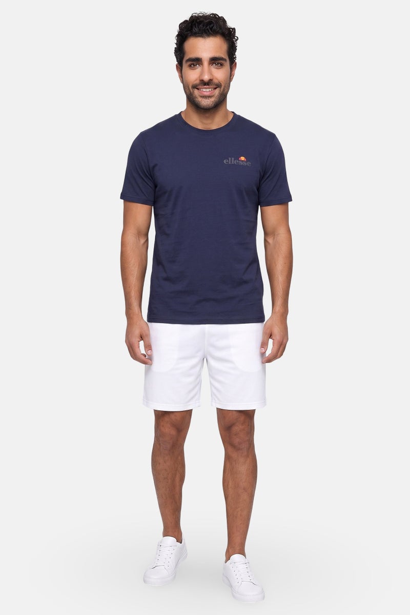 Ellesse Men Sportwear Fit Short Sleeve Training T-Shirt, Navy Blue - Image 2