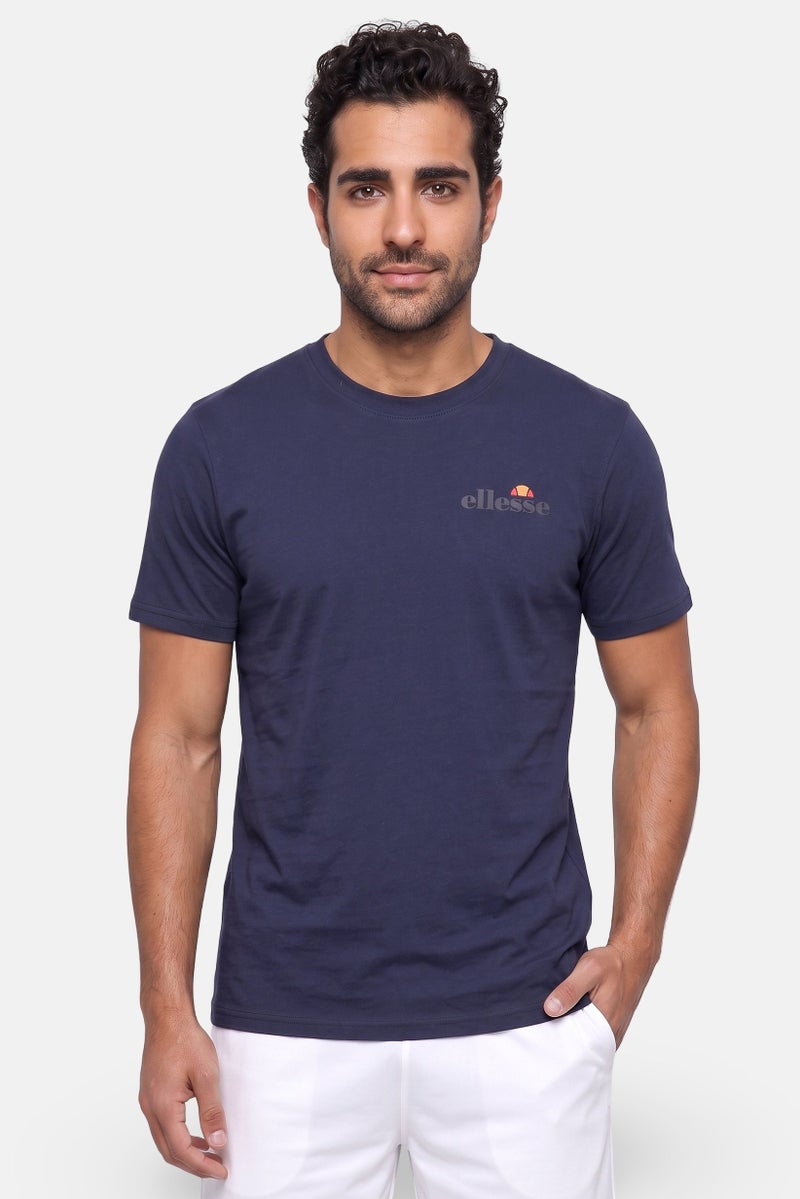 Ellesse Men Sportwear Fit Short Sleeve Training T-Shirt, Navy Blue - Image 1