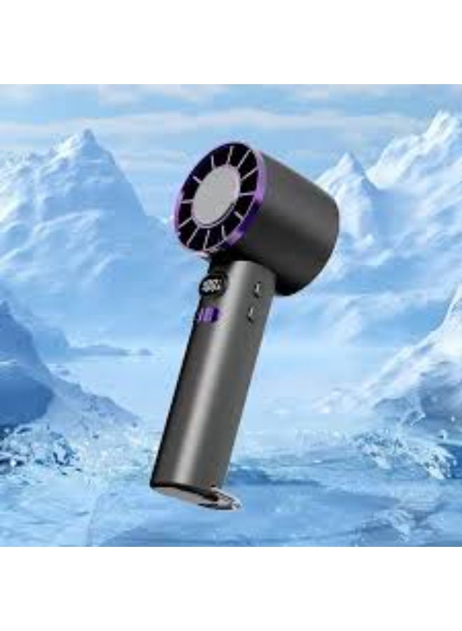 WUJI Ice Cold Handheld Fan – Powerful High-Speed Portable Cooling Fan, Rechargeable USB Mini Fan - Image 1