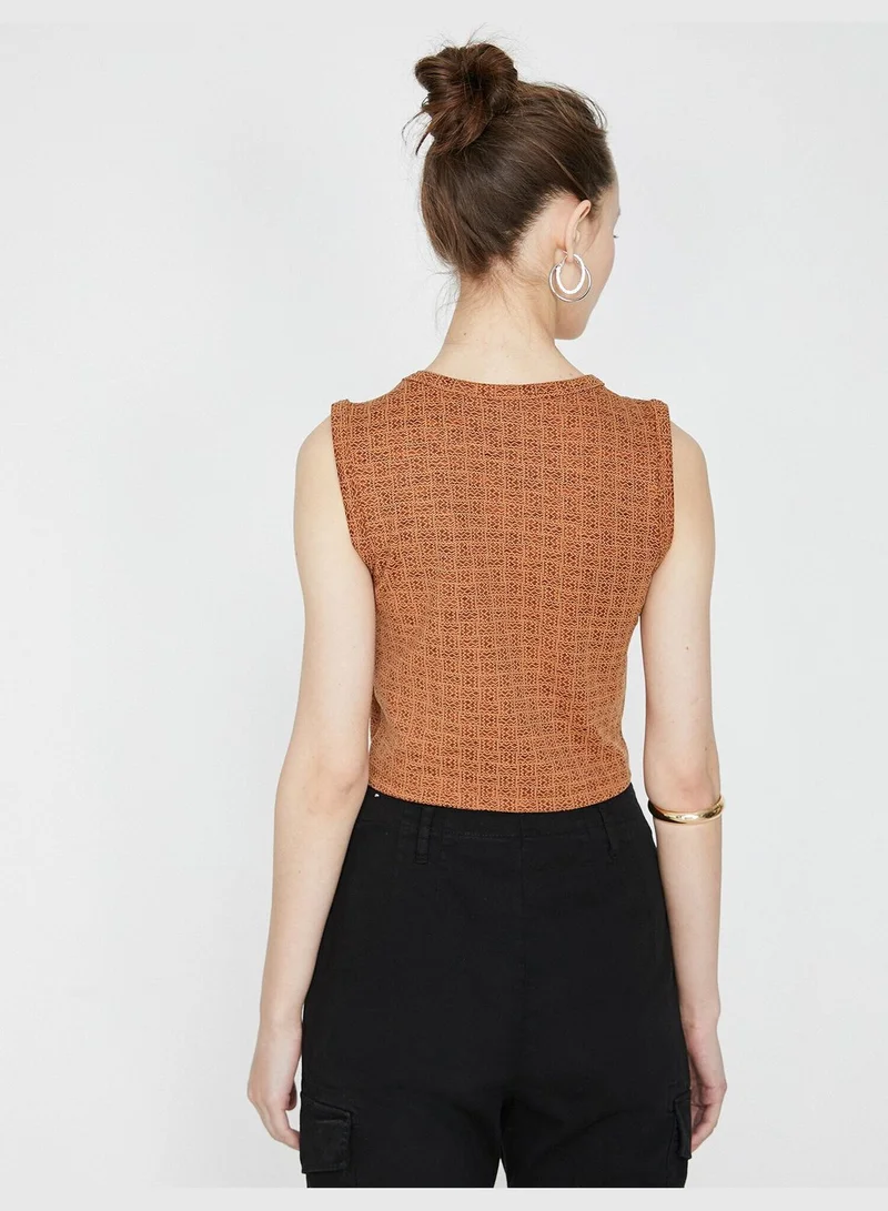 KOTON Patterned Tank Top