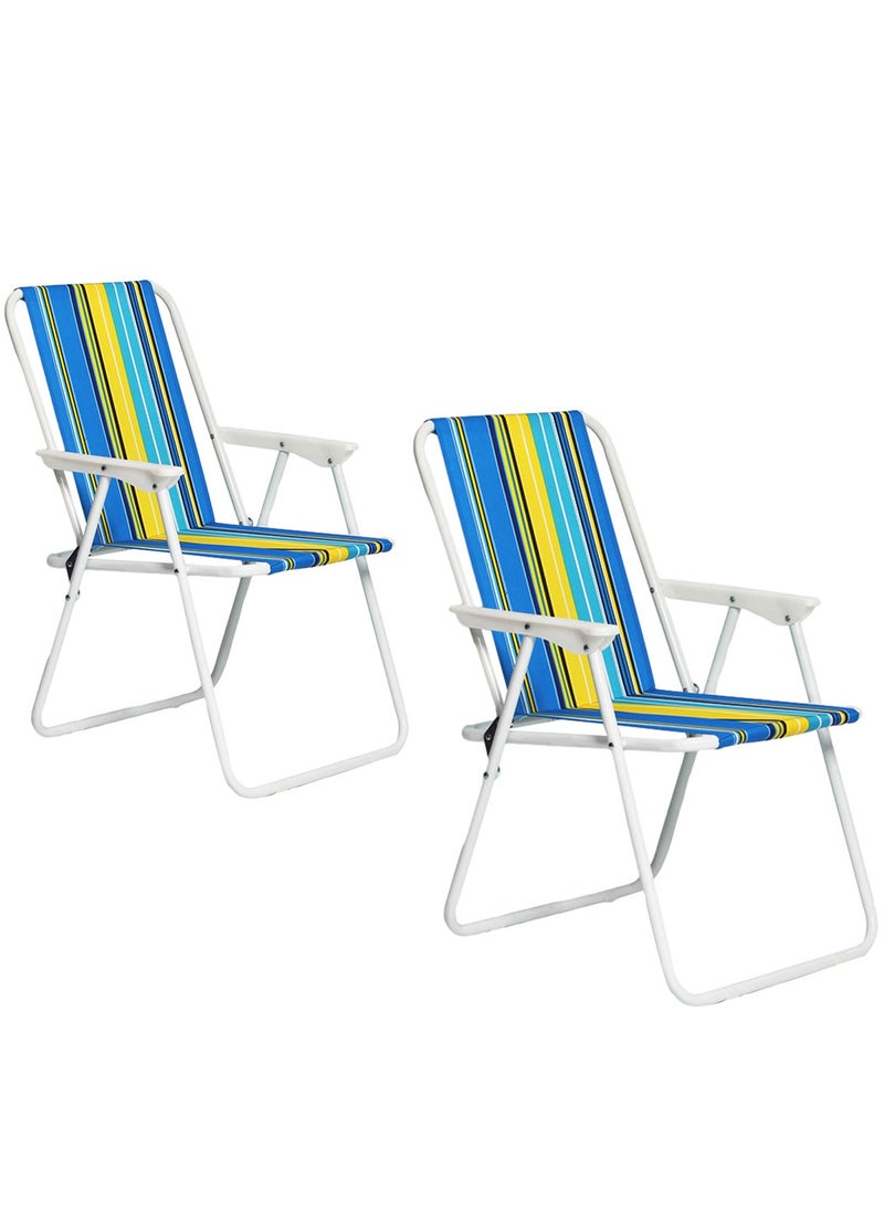 CityRiya-Long - Camping Chair Folding Chair for Trip & Camping Foldable Beach Chair Portable Fishing Chair Lightweight Camping Backpacking Chair Comfort Chairs for Outdoor, Camping, Picnic, Hiking - Image 1