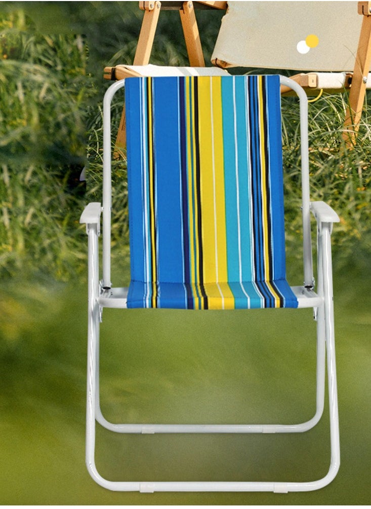 CityRiya-Long - Camping Chair Folding Chair for Trip & Camping Foldable Beach Chair Portable Fishing Chair Lightweight Camping Backpacking Chair Comfort Chairs for Outdoor, Camping, Picnic, Hiking - Image 1