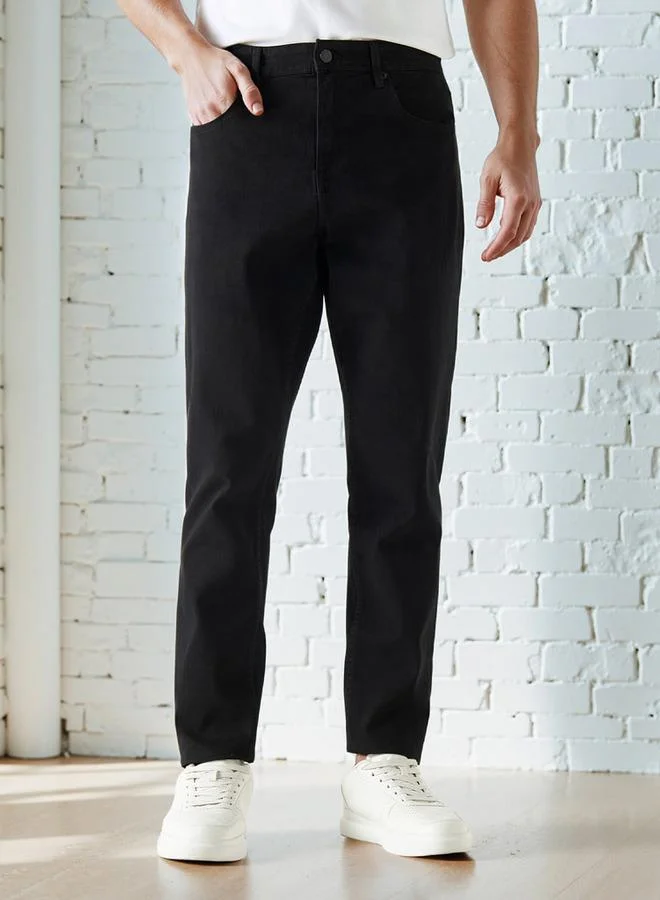 Splash FAV Tapered Fit Jeans with Pockets