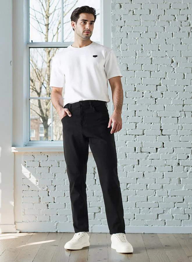 Splash FAV Tapered Fit Jeans with Pockets