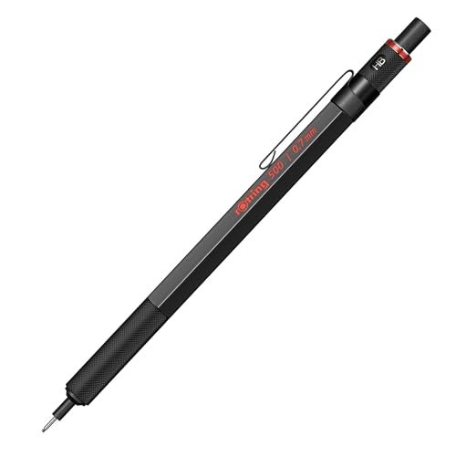 rOtring 500 0.7mm Mechanical Pencil, Black (502507N) - Image 1