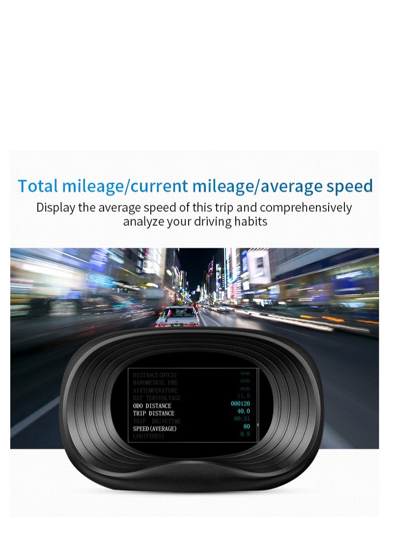 جولف لينك - شاشة عرض أمامية GULFLINK (HUD) عداد سرعة السيارة P20 - Image 1