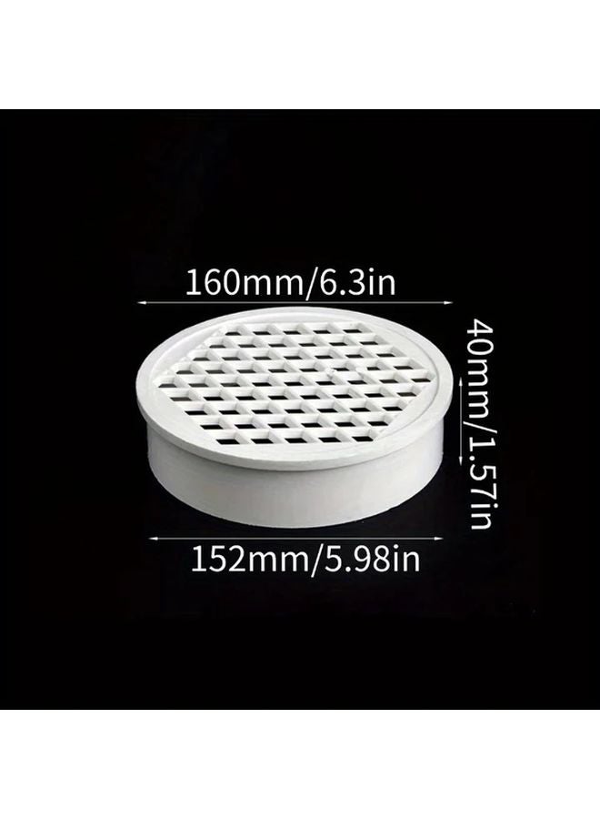 Heavy Duty Plastic Drain Filter Cover 50mm 2 Pack Anti Clogging Mesh Design - Image 4