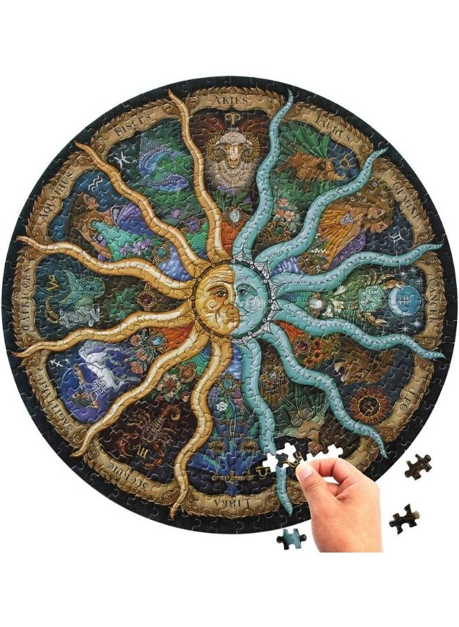 1000 Piece Zodiac Jigsaw Puzzle with Unique Artwork for Kids And Adults - Image 1