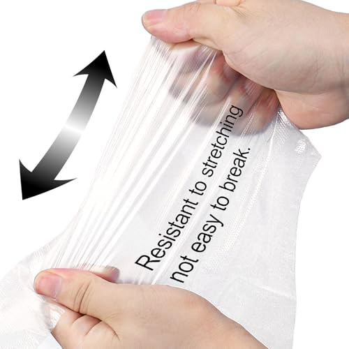 MISSJOJIAY 400 PCS Disposable Plastic Gloves Cleaning Gloves Household Food Safe, Latex-Free, Powder-Free, One Size Fits Most for Cooking, Food Service, Cleaning, Food Handling, Clear Disposable Food Prep Gloves - Image 5