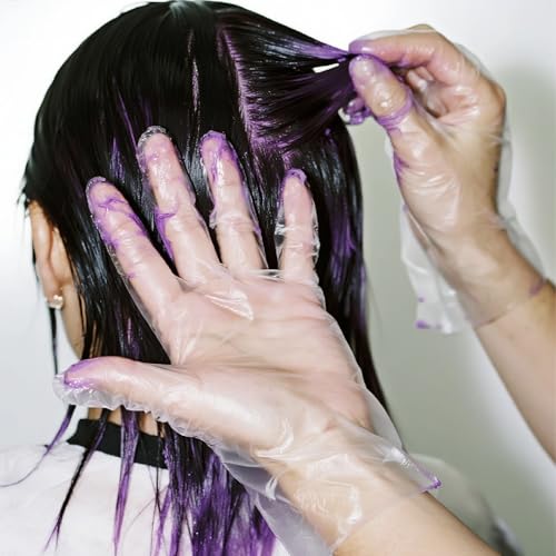 MISSJOJIAY 400 PCS Disposable Plastic Gloves Cleaning Gloves Household Food Safe, Latex-Free, Powder-Free, One Size Fits Most for Cooking, Food Service, Cleaning, Food Handling, Clear Disposable Food Prep Gloves - Image 4