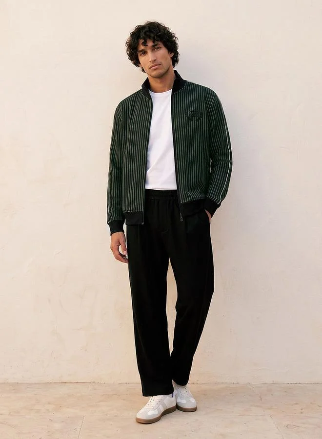 ستارتر Starter Jacket with Zip Closure