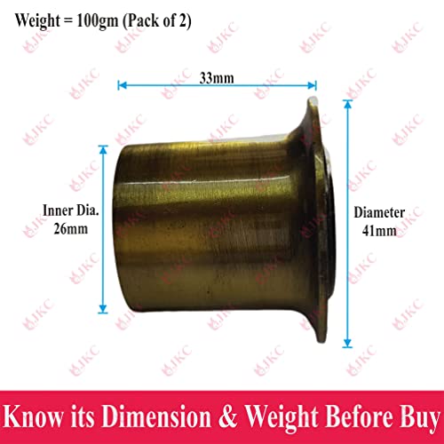 JKC Royal Antique Curtain Brackets for Window/Door at Home/Hotel/Restaurant (Support Only, Wall to Wall - 2 Pcs) - Image 2