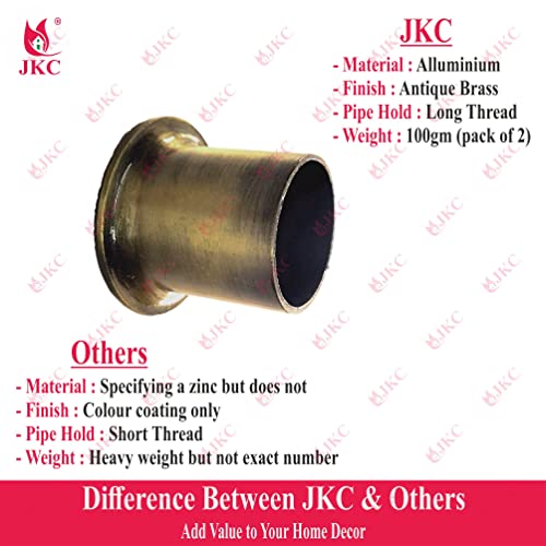 JKC Royal Antique Curtain Brackets for Window/Door at Home/Hotel/Restaurant (Support Only, Wall to Wall - 2 Pcs) - Image 5