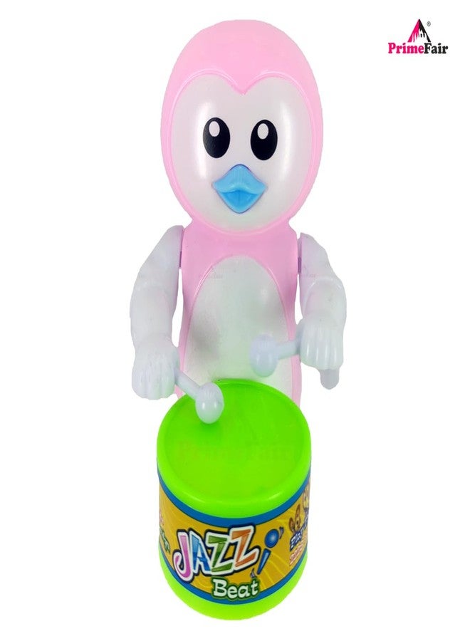 PRIMEFAIR Key Operated Cute Drummer Toy with Drumming and Dancing Action Toys for Kids - Image 2