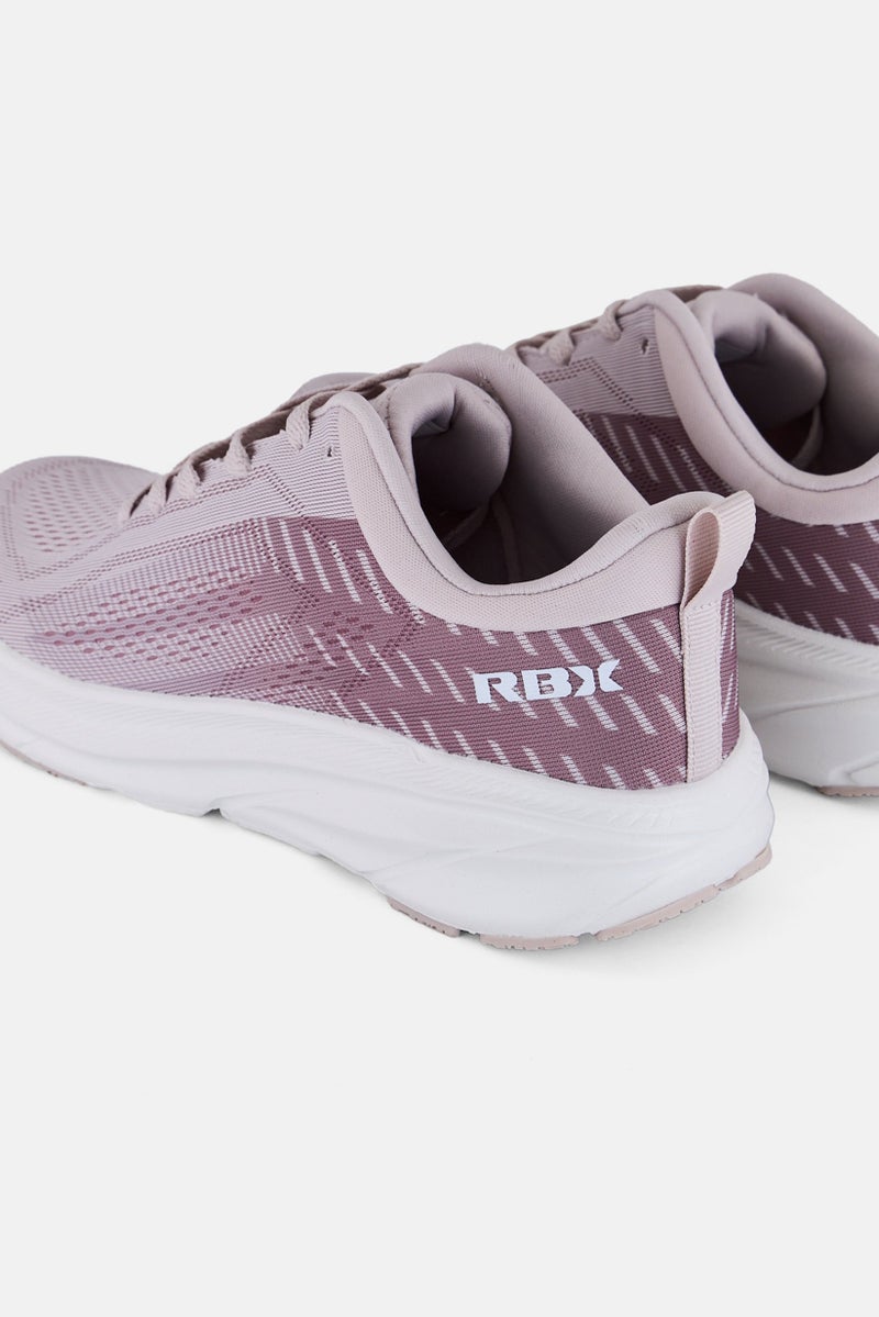 RBX أحذية جري نسائية مزودة بأربطة، وردي باهت - Image 4