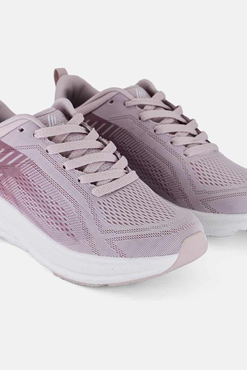 RBX أحذية جري نسائية مزودة بأربطة، وردي باهت - Image 2