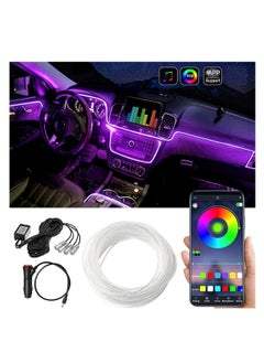 LIMOS Car LED Strip Lights,Multicolor RGB Car Interior Lights 4 in 1, 6 meters  - Image 1