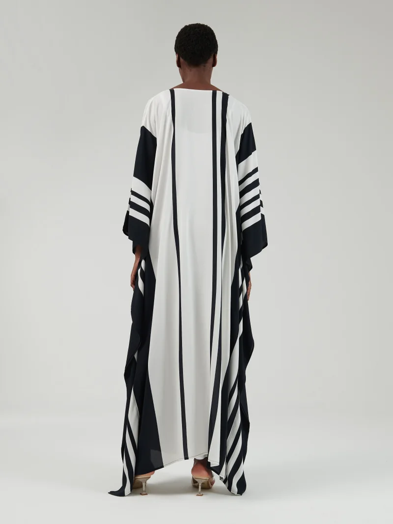 leem Patterned Print Kaftan