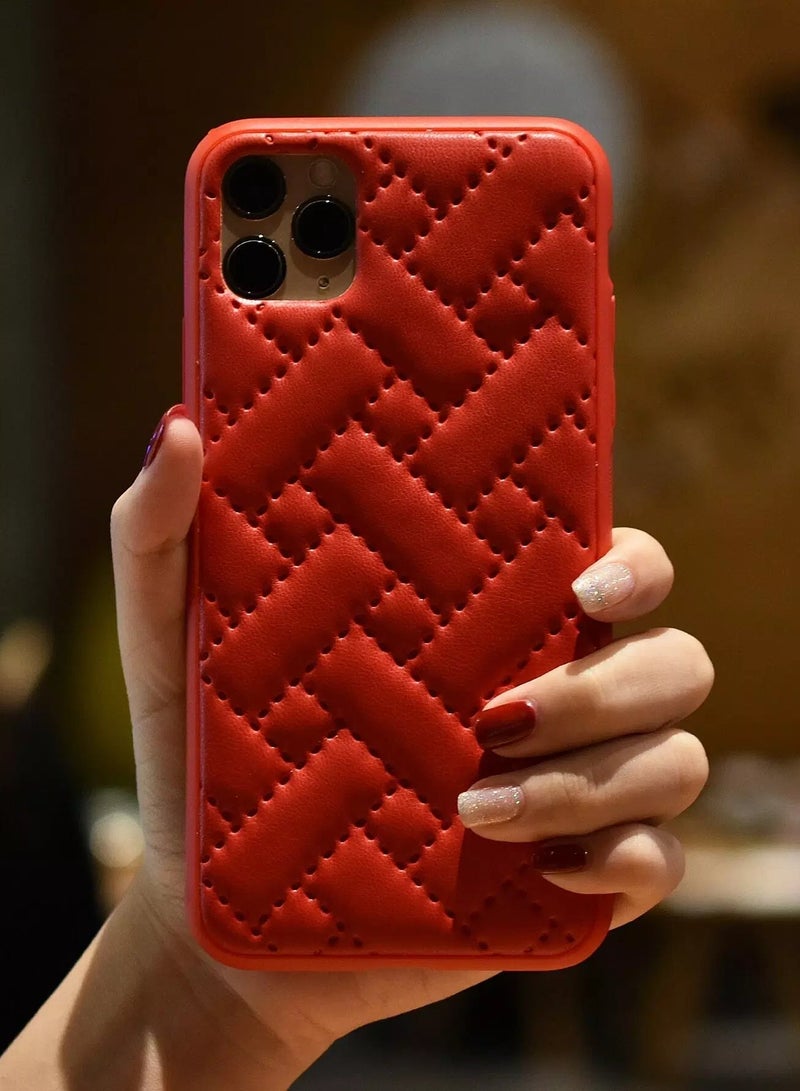 Solid Quilted Case Compatible With iPhone  - Image 1