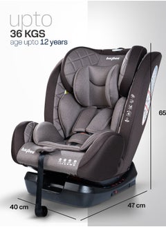 مقعد سيارة للطفل من عمر 0 ​​إلى 12 عامًا مع ISOFIX، 3 أوضاع للاستلقاء، مسند رأس قابل للتعديل ECE R44/04 مقعد سيارة للأطفال معتمد للسلامة أثناء السفر للأطفال الصغار صبي فتاة بني - pzsku/Z4DC50E914215B96225AAZ/45/_/1716535432/63e1e137-1e39-4ed5-be17-cff5336c39d6