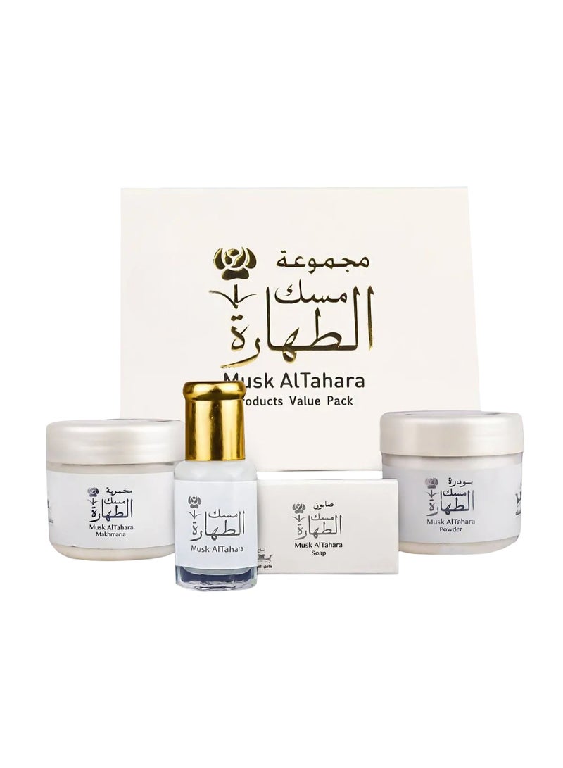 Musk Al Tahara White Musk Set 4 Pieces