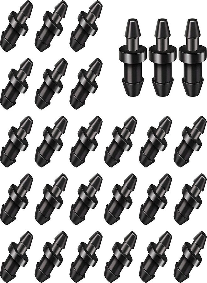 ROZESAZZ 60 Pieces Drip Irrigation 1/4" Barbed Tubing End Plugs,Barbed Connectors End Cap for Drip or Sprinkler Systems - Image 1