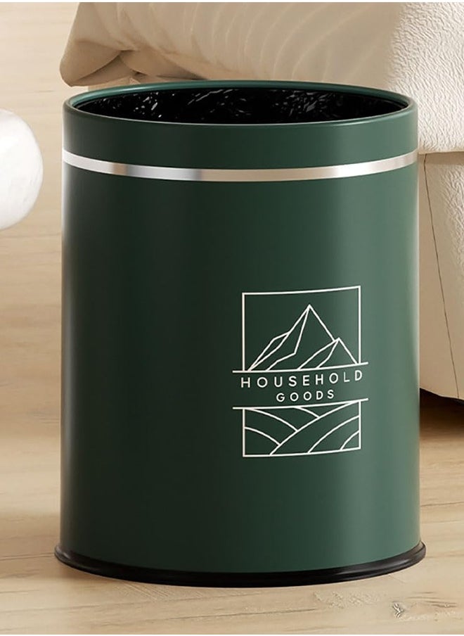 JCB CHIC Garbage Bin, Bathroom Wastebasket, Plastic Large capacity Trash Can, Living Room Kitchen Bathroom Round Waste Bin 16L  - Image 1